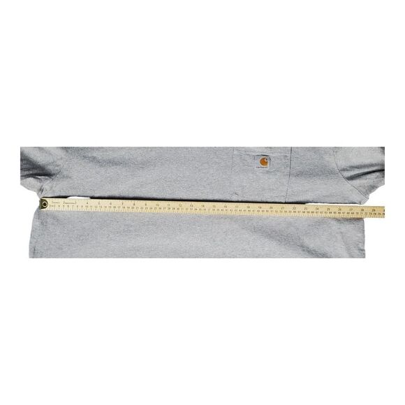 Carhartt Pocket Tee Original Fit 3XL Gray Short Sleeve Utility Outdoor FLAW - Picture 9 of 11